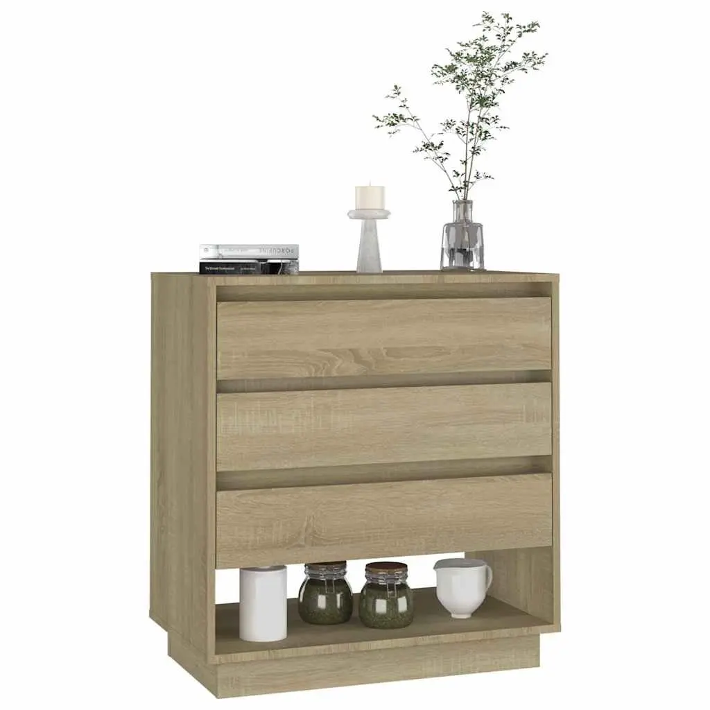 Sideboard Storage Cabinet Engineered Wood 70x41x75cm Brown