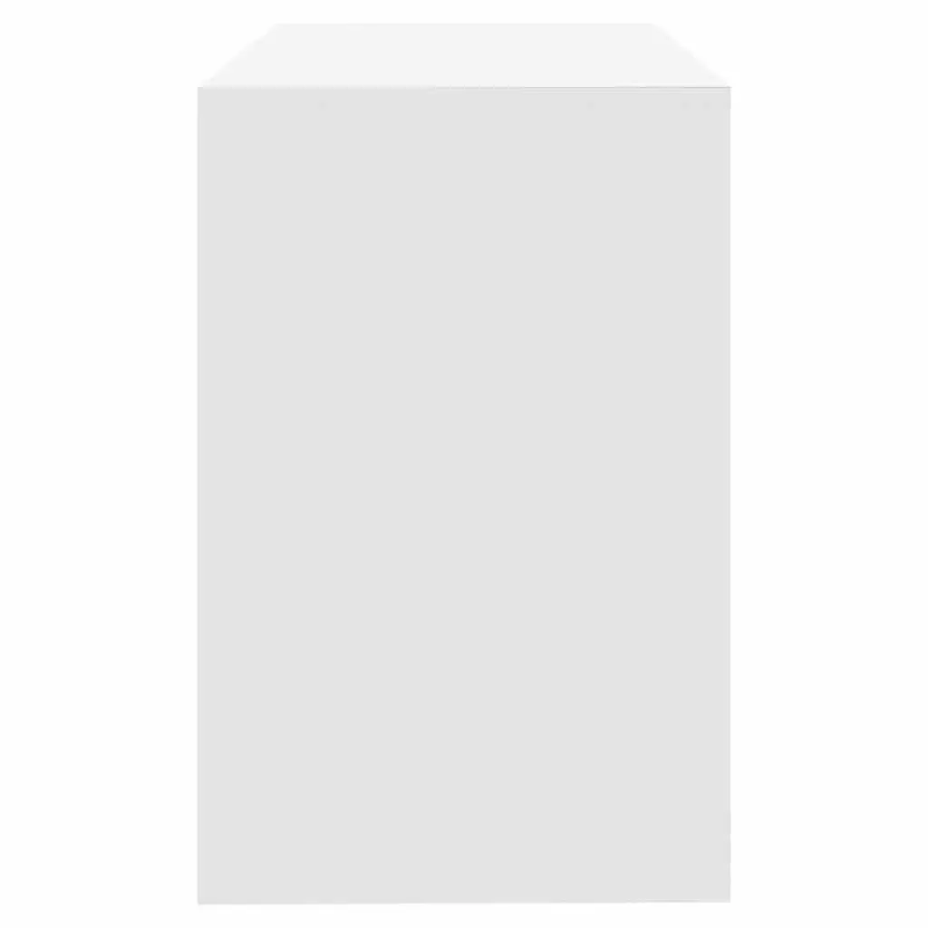 White Office Desk with 2 Drawers for Home and Office