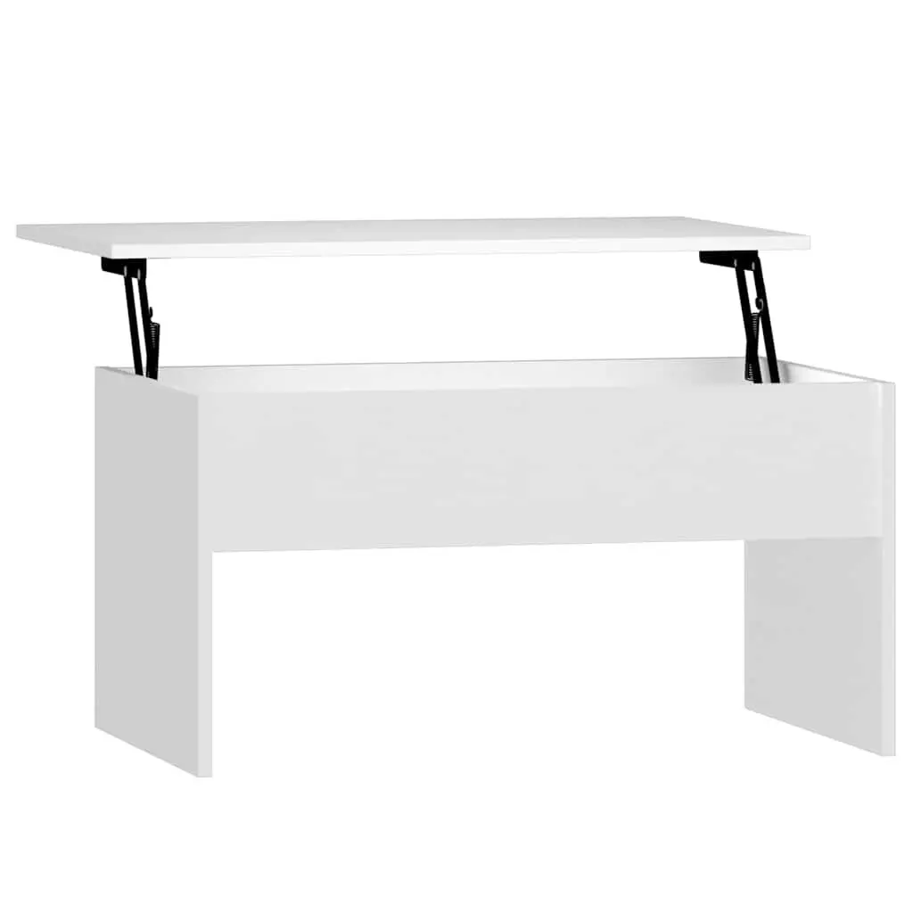 White Lift Top Coffee Table for Living Spaces