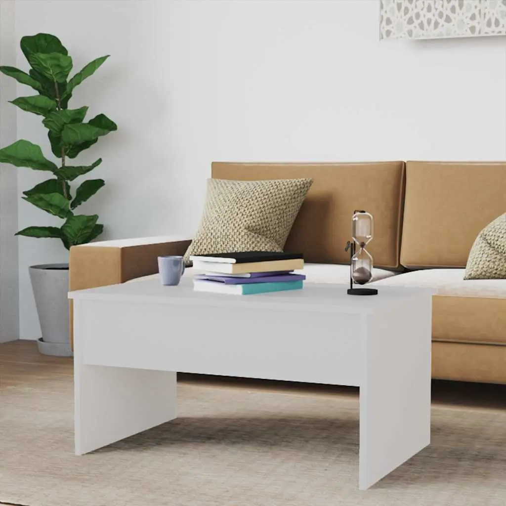 White Lift Top Coffee Table for Living Spaces