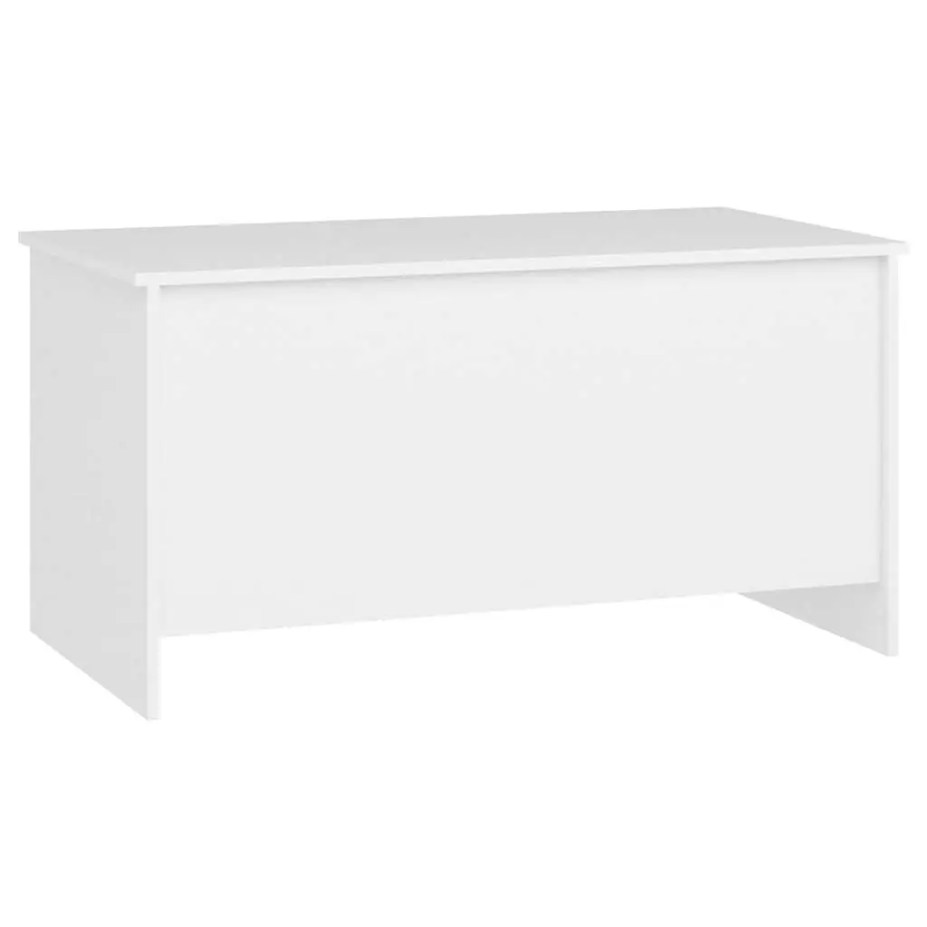 Coffee Table Engineered Wood Lift Top 102x55.5cm White