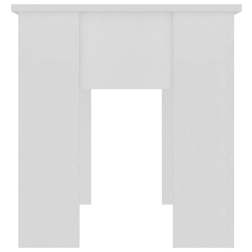 White Engineered Wood Coffee Table Lift Top Modern Storage 101x49x52cm