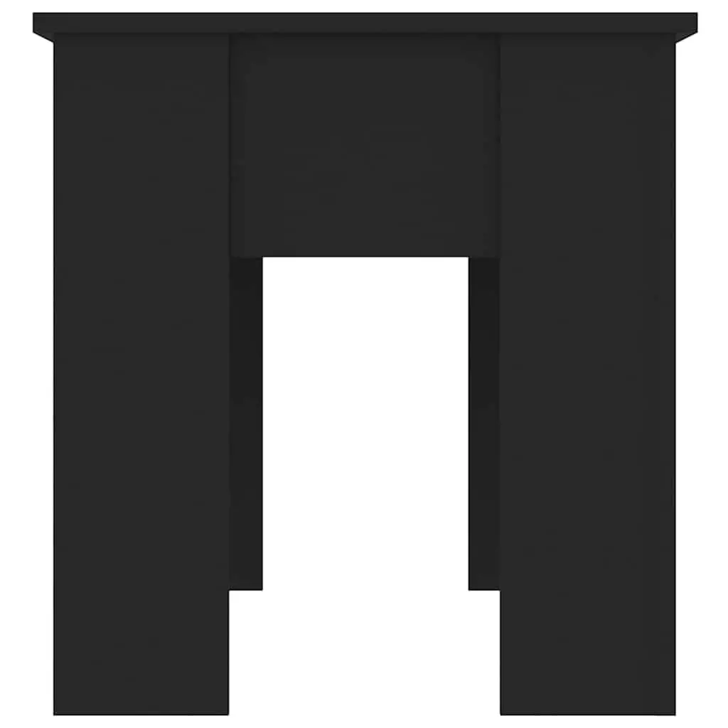 Lift Top Coffee Table Engineered Wood Black