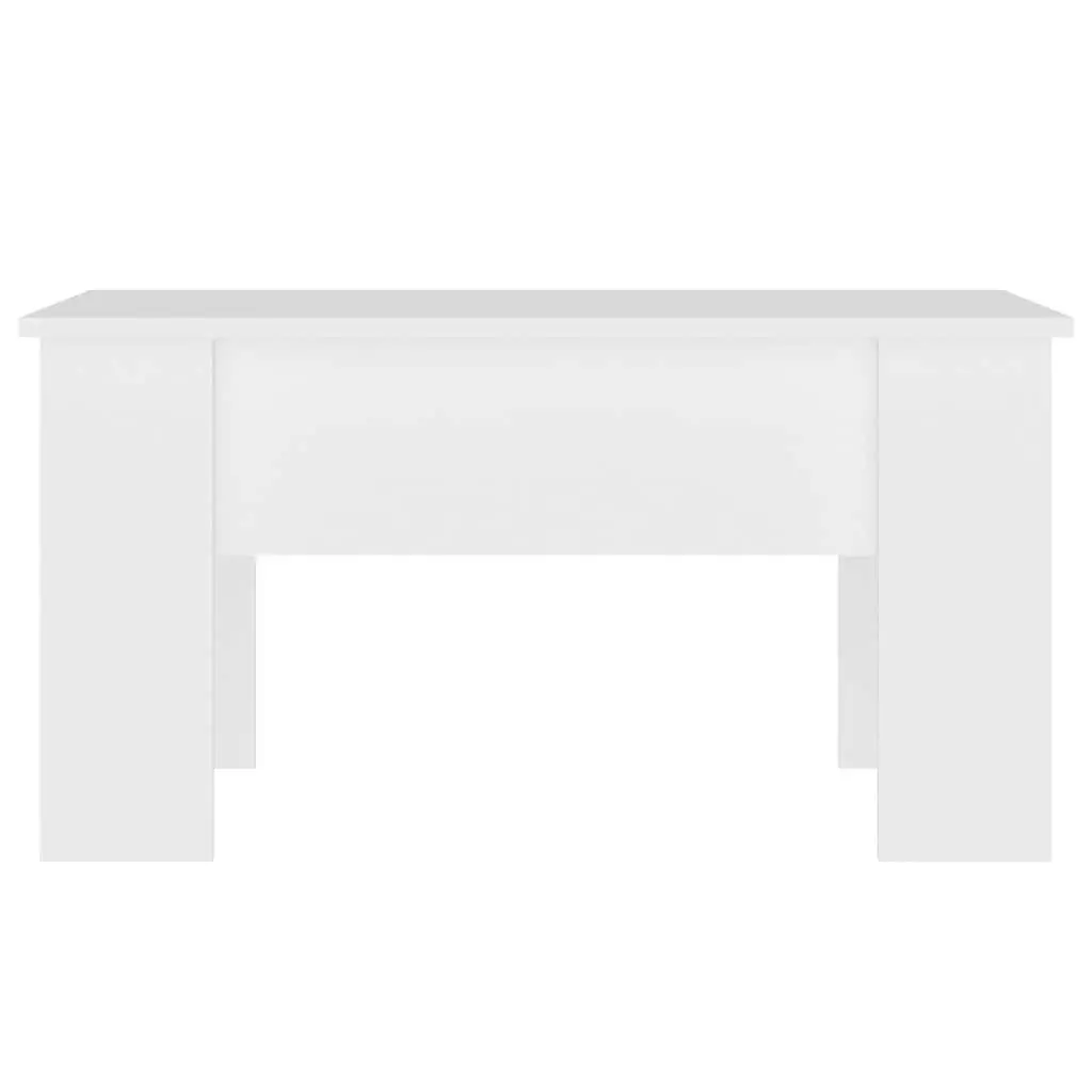 Coffee Table Lift-Top Engineered Wood 79L x 49W x 41H cm White