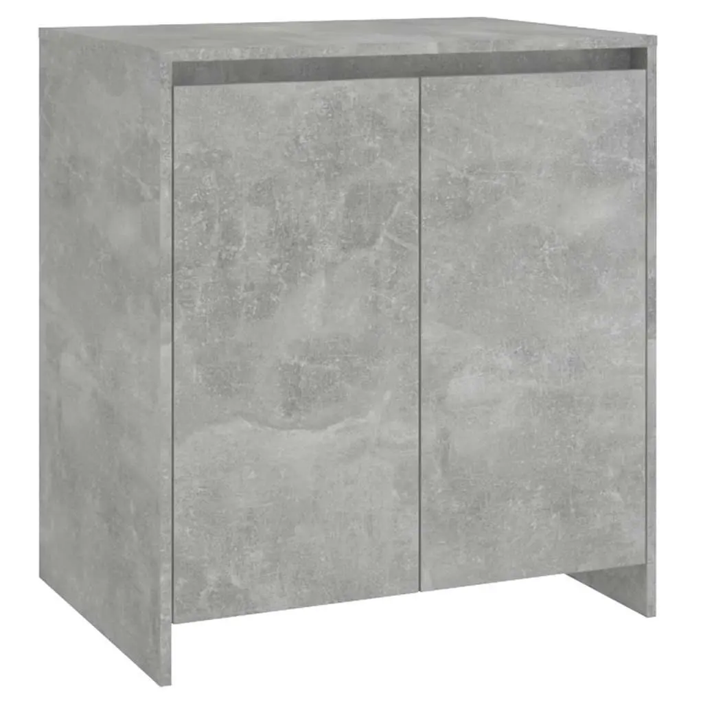 Grey Sideboard Cabinet 70x41x75cm Storage Buffet with Doors Display Furniture