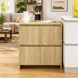 Brown Sideboard with Ample Storage