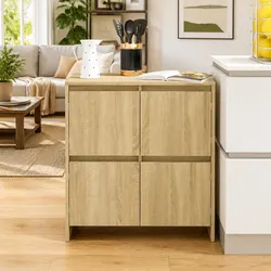 Functional Brown Sideboard with Ample Storage