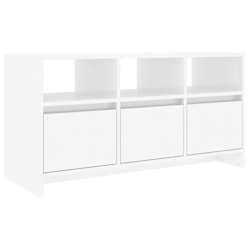 White High Gloss TV Cabinet for Home Use