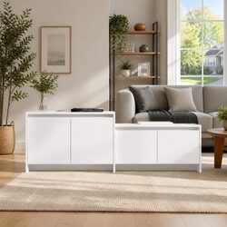 Practical 4-Door TV Cabinet for Everyday Use