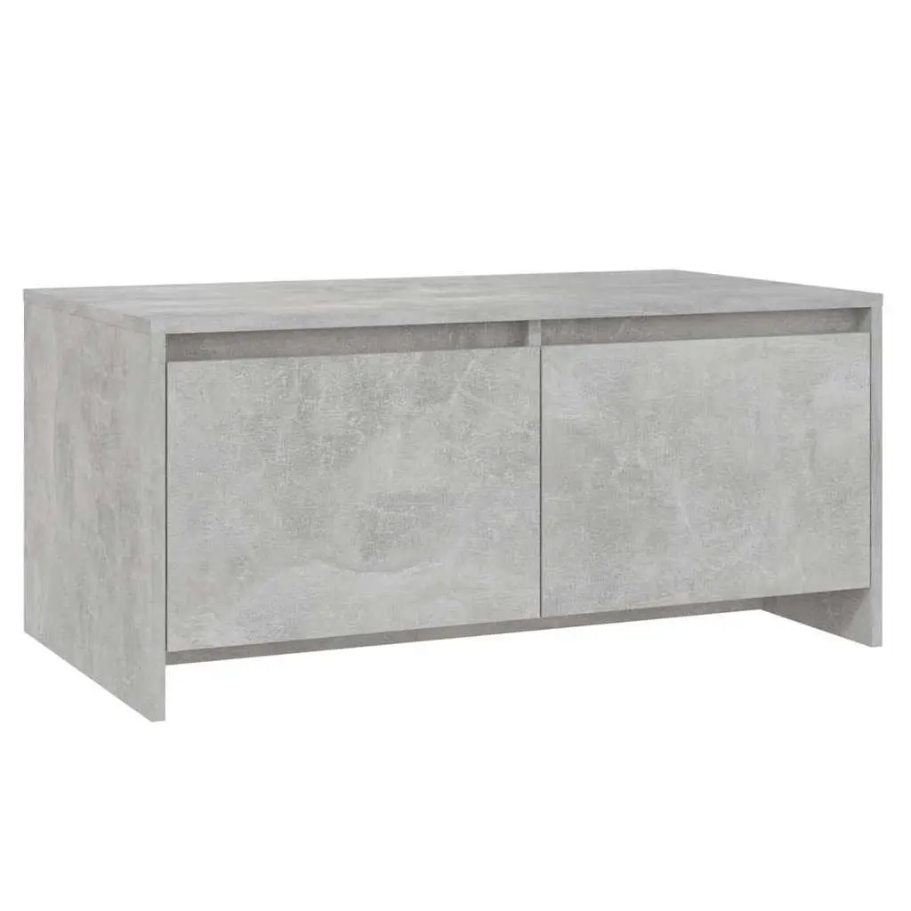 Coffee Table Grey Modern Design Storage Drawers Living Room Accent Furniture