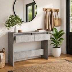 Practical Grey Console Table for Everyday Use