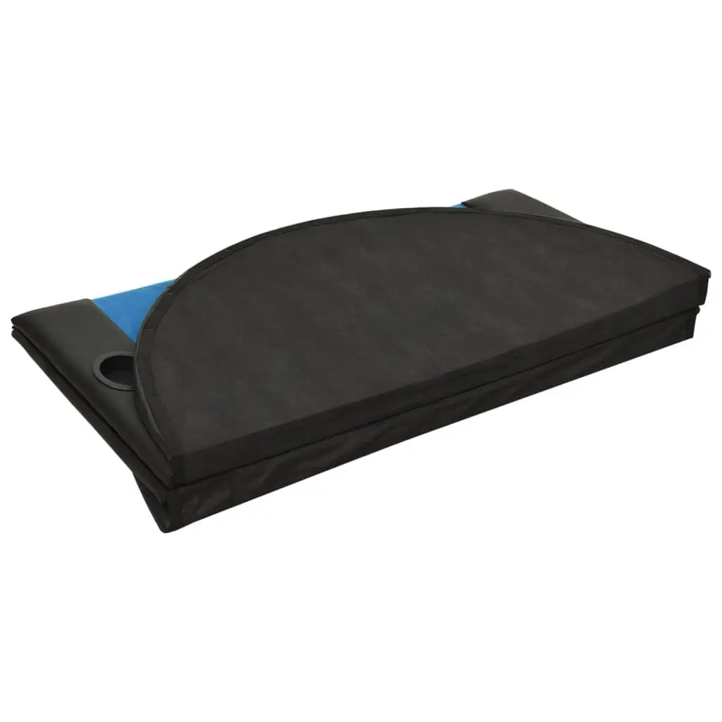 Poker Tabletop Foldable Casino-Grade Felt 208 x 106 cm Blue