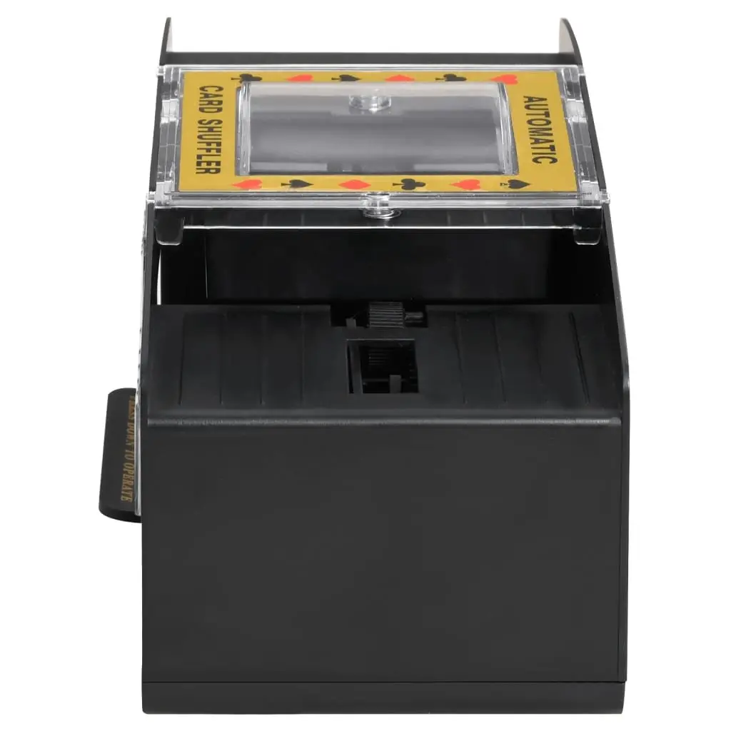 Battery Operated Automatic Card Shuffler Black 2 Decks for Poker Bridge and Card Games