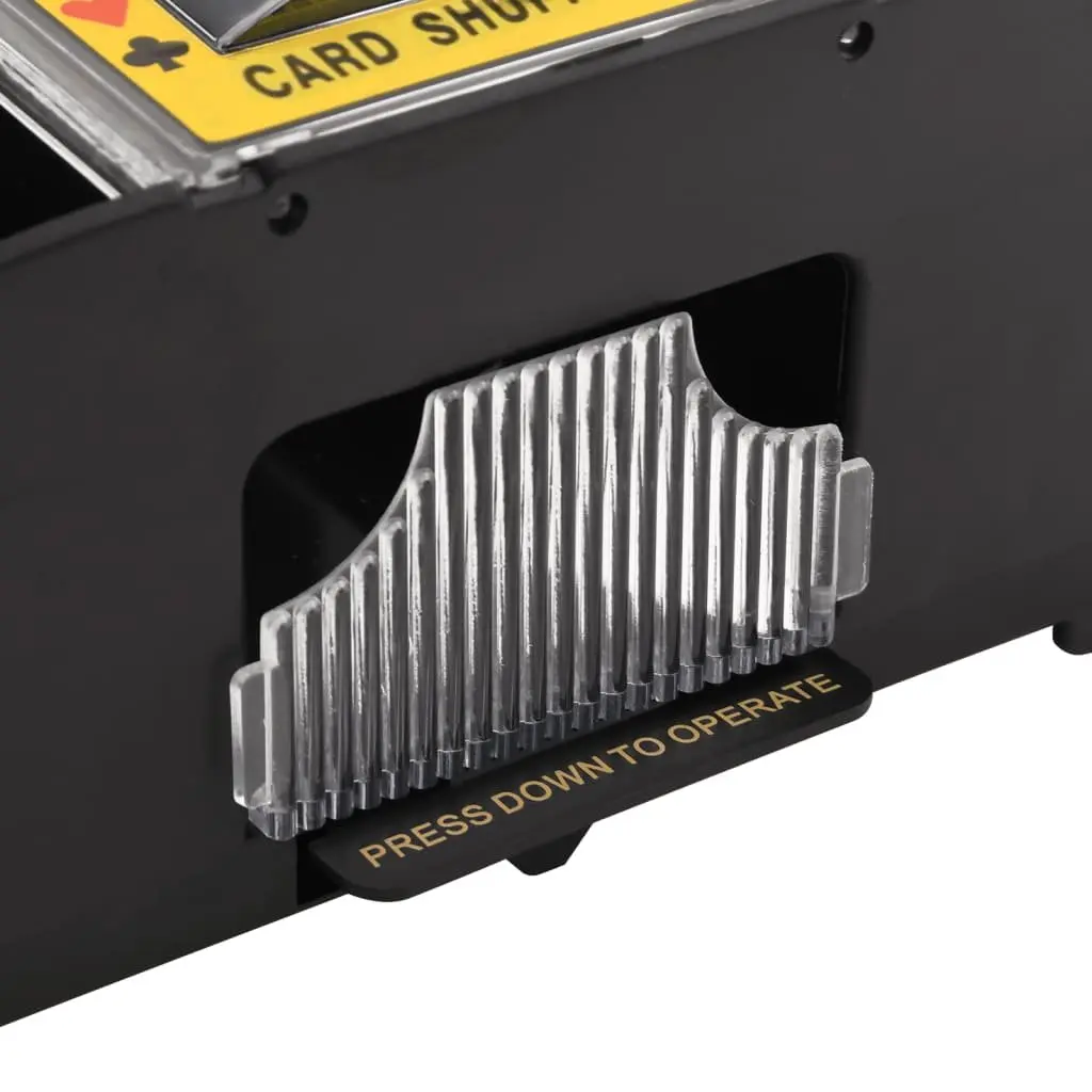 Battery Operated Automatic Card Shuffler Black 2 Decks for Poker Bridge and Card Games