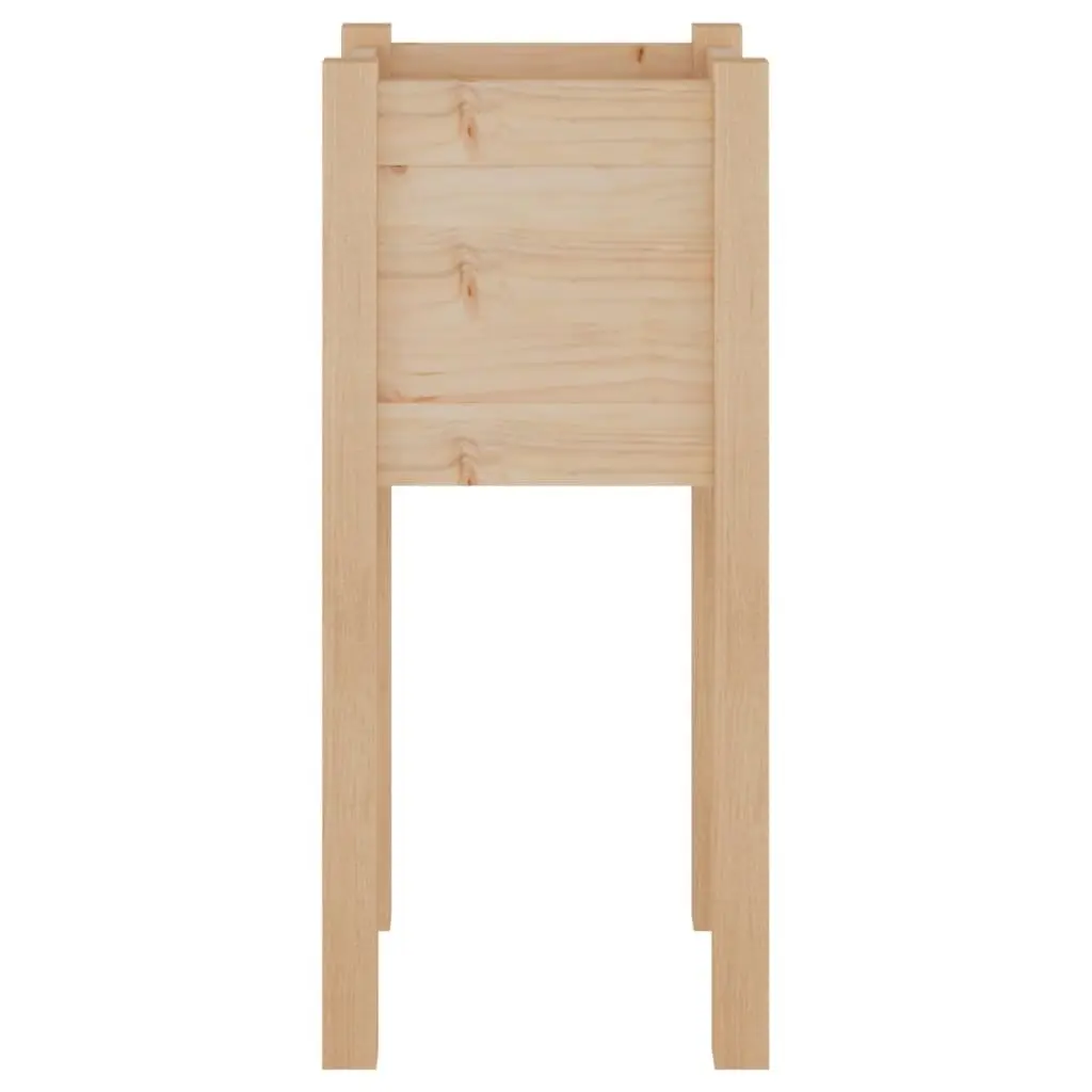 Garden Planters Wooden 31x31x70 cm Brown