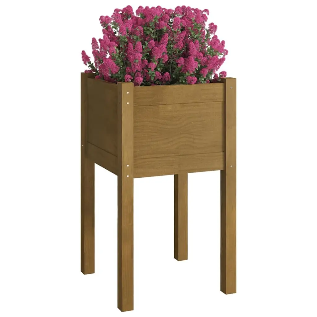 Wooden Planter Box for Outdoor Use