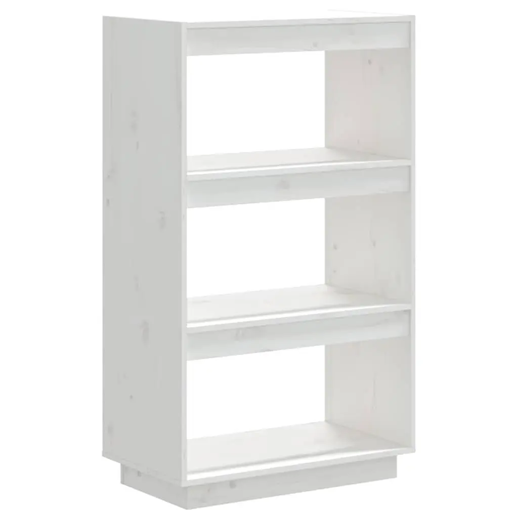 Book Cabinet Wooden Shelving Storage Room Divider White 60 x 35 x 103 cm