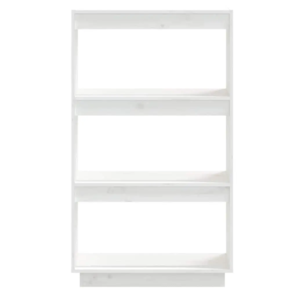 Book Cabinet Wooden Shelving Storage Room Divider White 60 x 35 x 103 cm