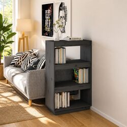 Versatile Book Cabinet and Room Divider for Home Use
