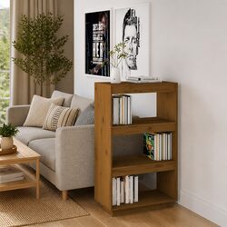 Practical Wooden Book Cabinet for Home Organization