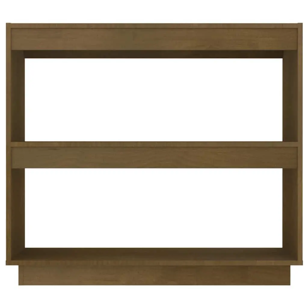 Wooden Bookshelf Solid Pinewood 80 x 35 x 71 cm Honey Brown