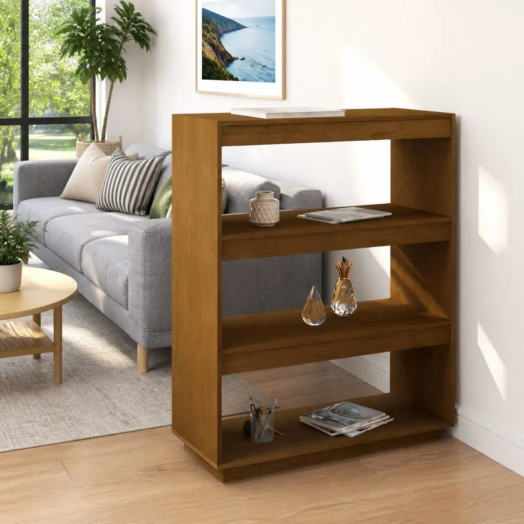 Wooden Book Cabinet for Room Division