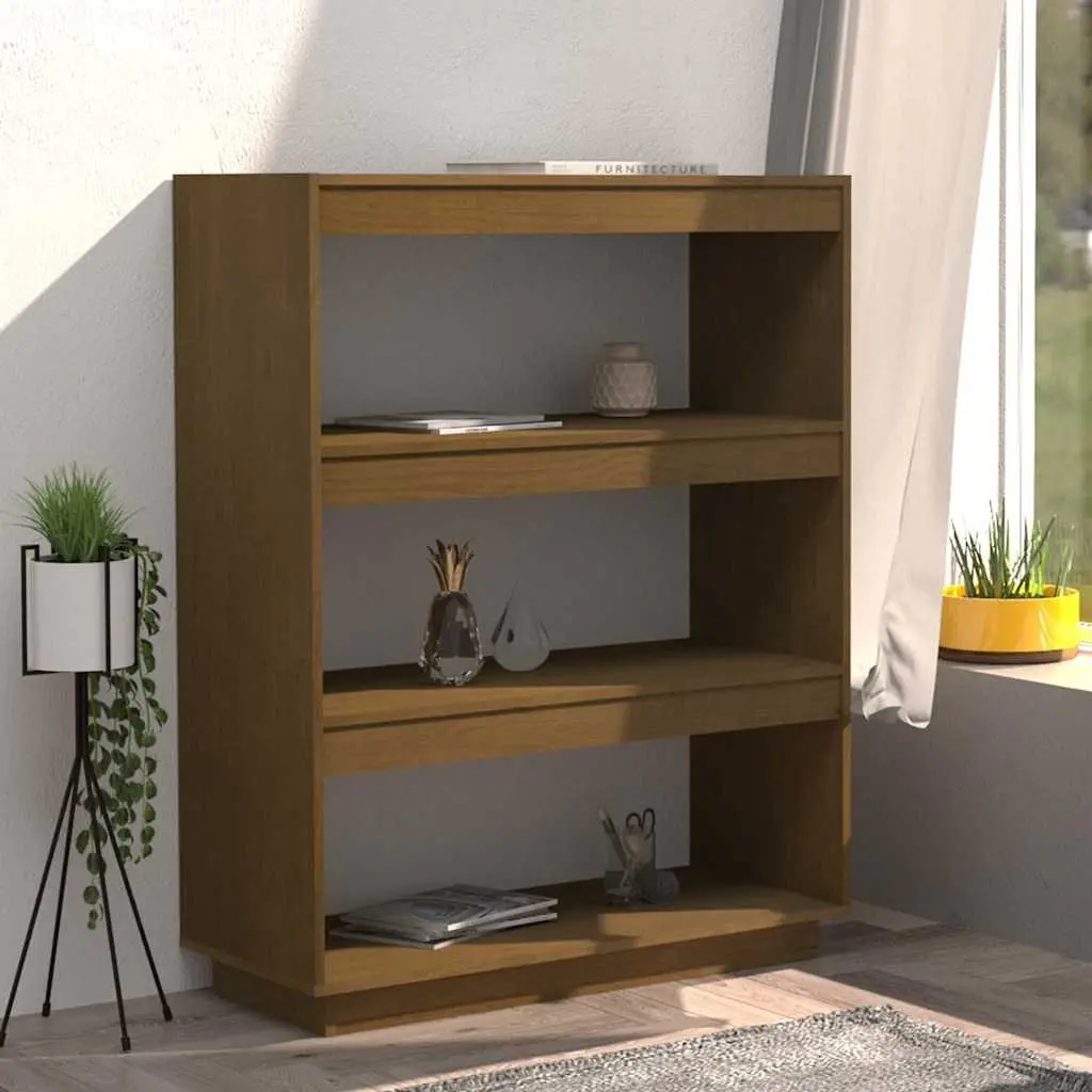 Wooden Book Cabinet for Room Division