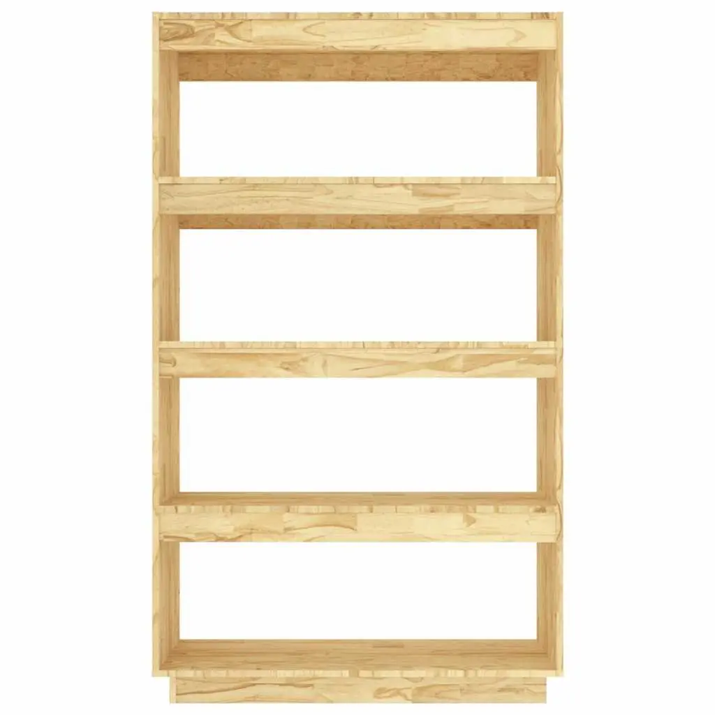 Wooden Book Cabinet Room Divider Shelving Unit Storage Organiser Brown