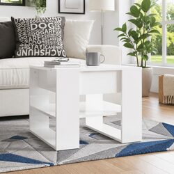 Versatile High Gloss White Coffee Table for Your Home