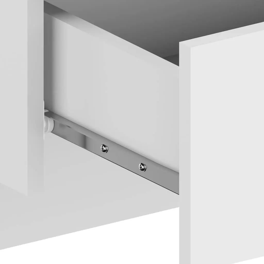 White Floating Cabinets for Bedroom Use