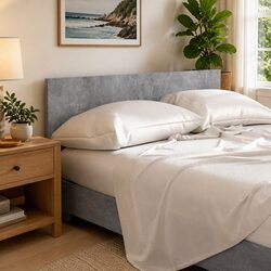 Practical Grey Headboard: Perfect for Your Bedroom