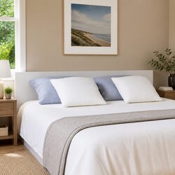 Practical Wall-Mounted Bed Headboard for Any Bedroom