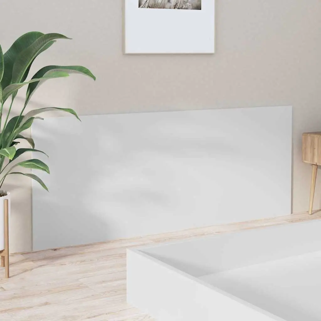Wall-Mounted Headboard Engineered Wood 200cm White for Bedroom