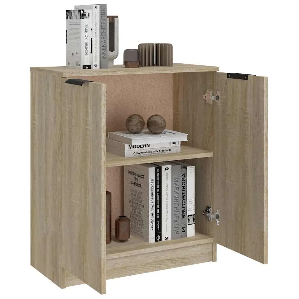 Sideboard Engineered Wood 60x30x70cm Brown Storage Cabinet Living Room Furniture