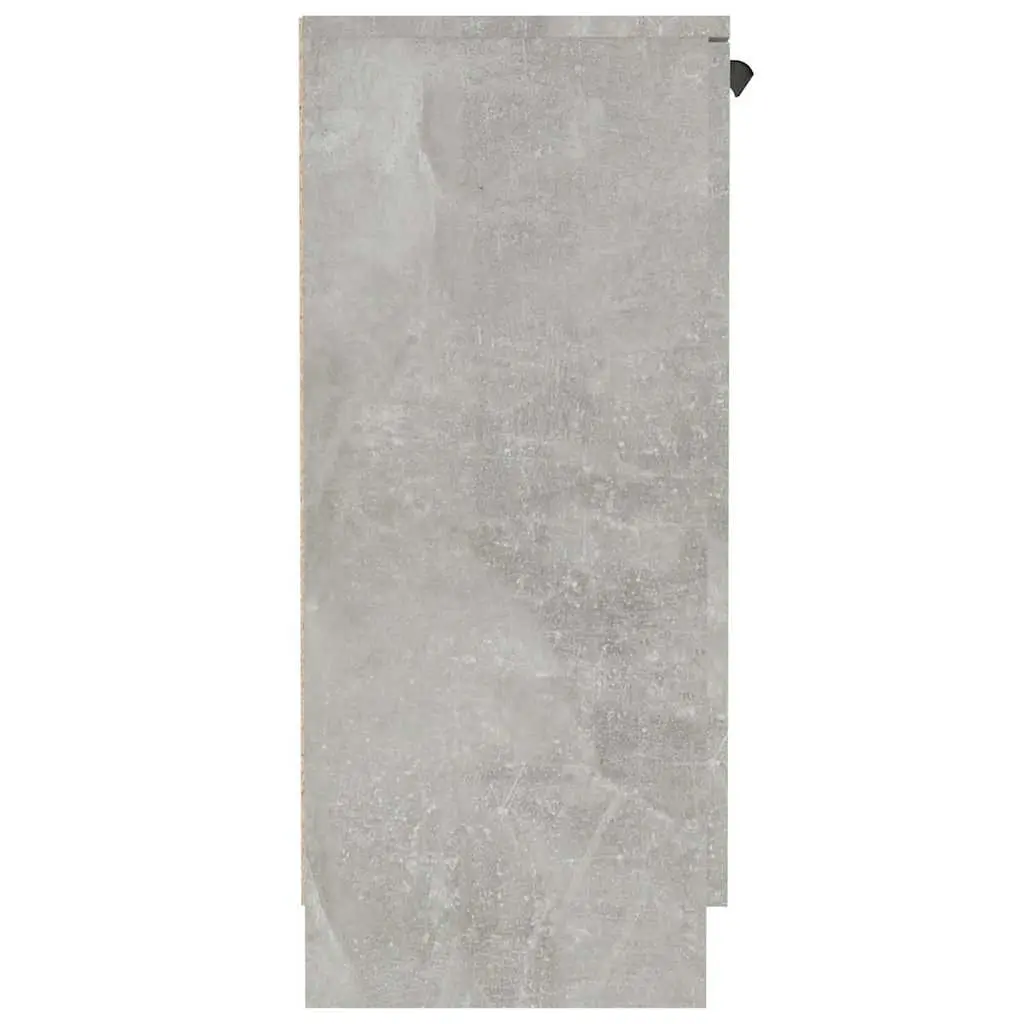 Sideboard Engineered Wood Grey 60W x 30D x 70H cm Storage Cabinet Living Room Buffet Display Unit