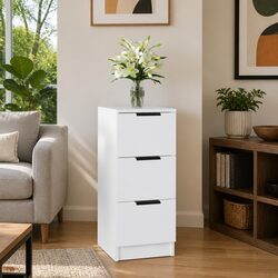Versatile White Sideboard 30x30x70 cm for Any Room