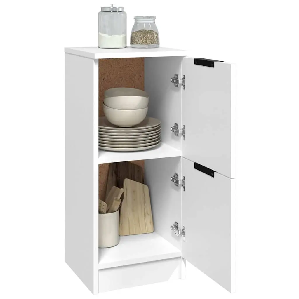 Storage Sideboard Cabinets, 2 pcs in White