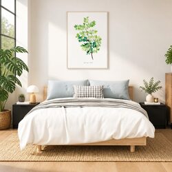 Ideal Bedside Storage Solution - 2 Black Cabinets