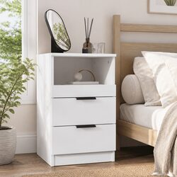 Functional Bedside Cabinet for Bedroom Essentials Storage