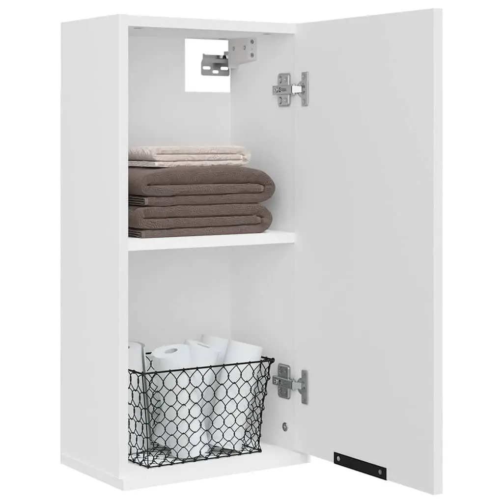 Wall-Mounted Bathroom Cabinet Engineered Wood 32x20x67cm White
