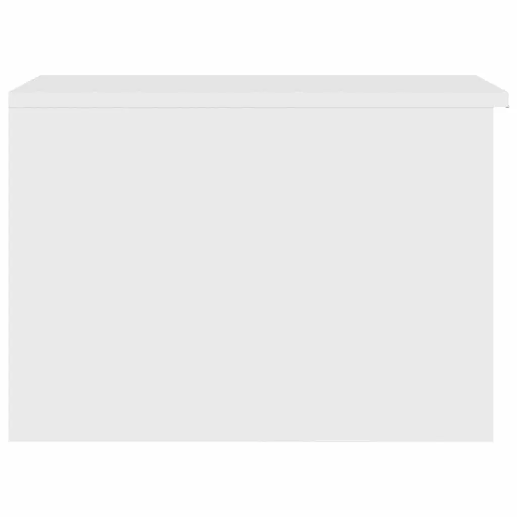 White Coffee Table with Two Storage Areas