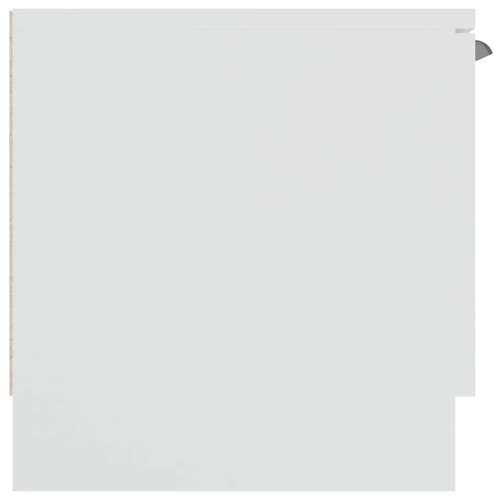 TV Cabinet White 102x35x36.5 cm Engineered Wood Media Storage Unit