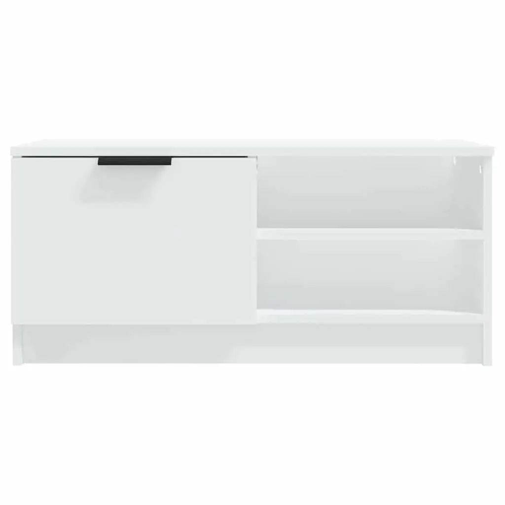 White TV Cabinet for Media and Decor