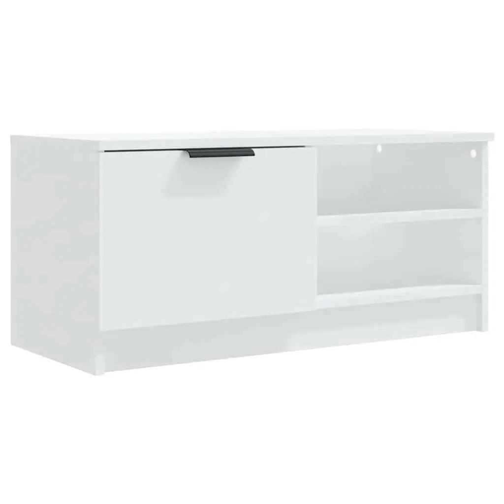 White TV Cabinet for Media and Decor