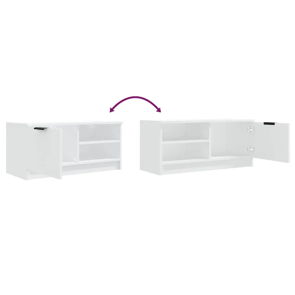 White TV Cabinet for Media and Decor