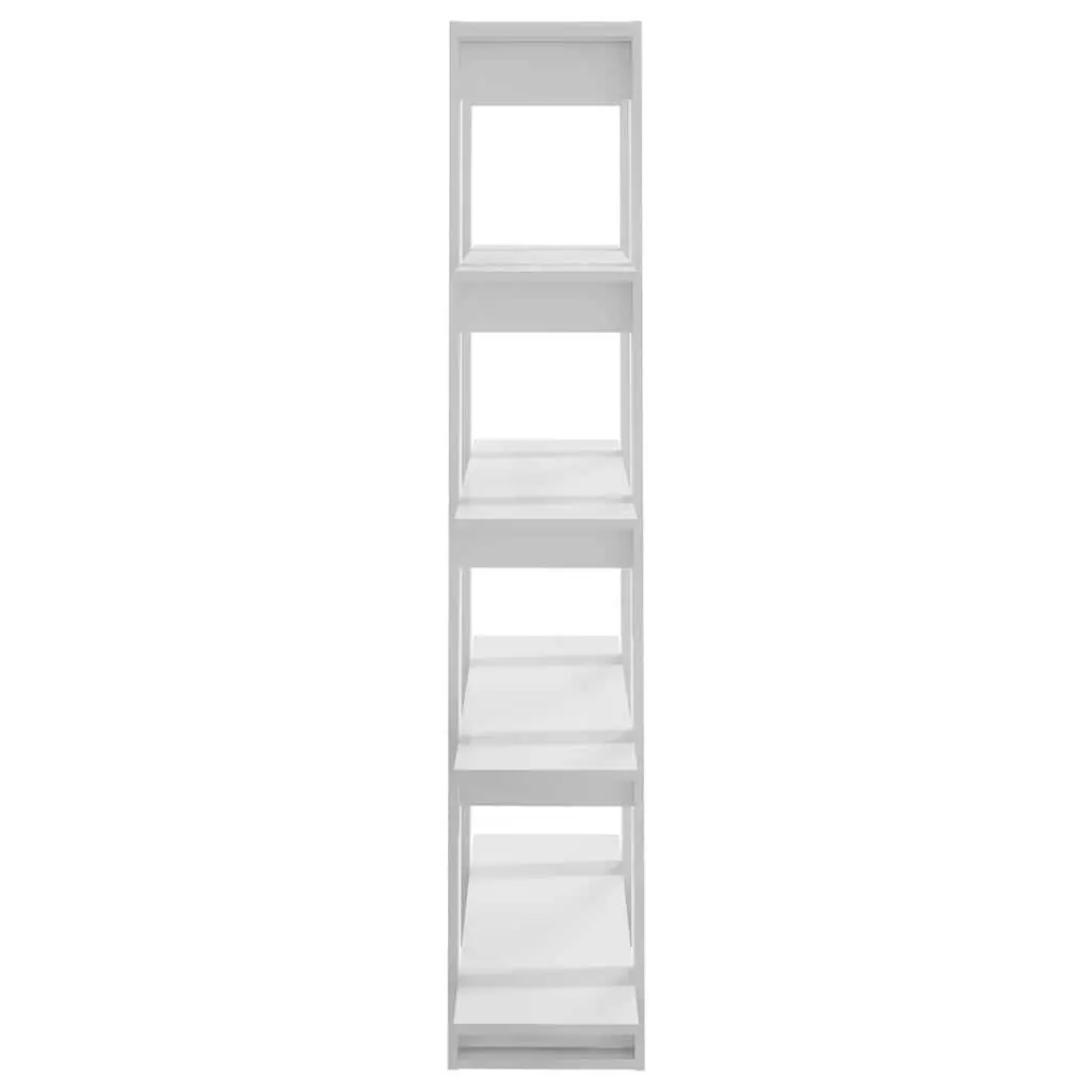 High Gloss White Book Cabinet Room Divider Bookshelf Storage 100x30x160cm