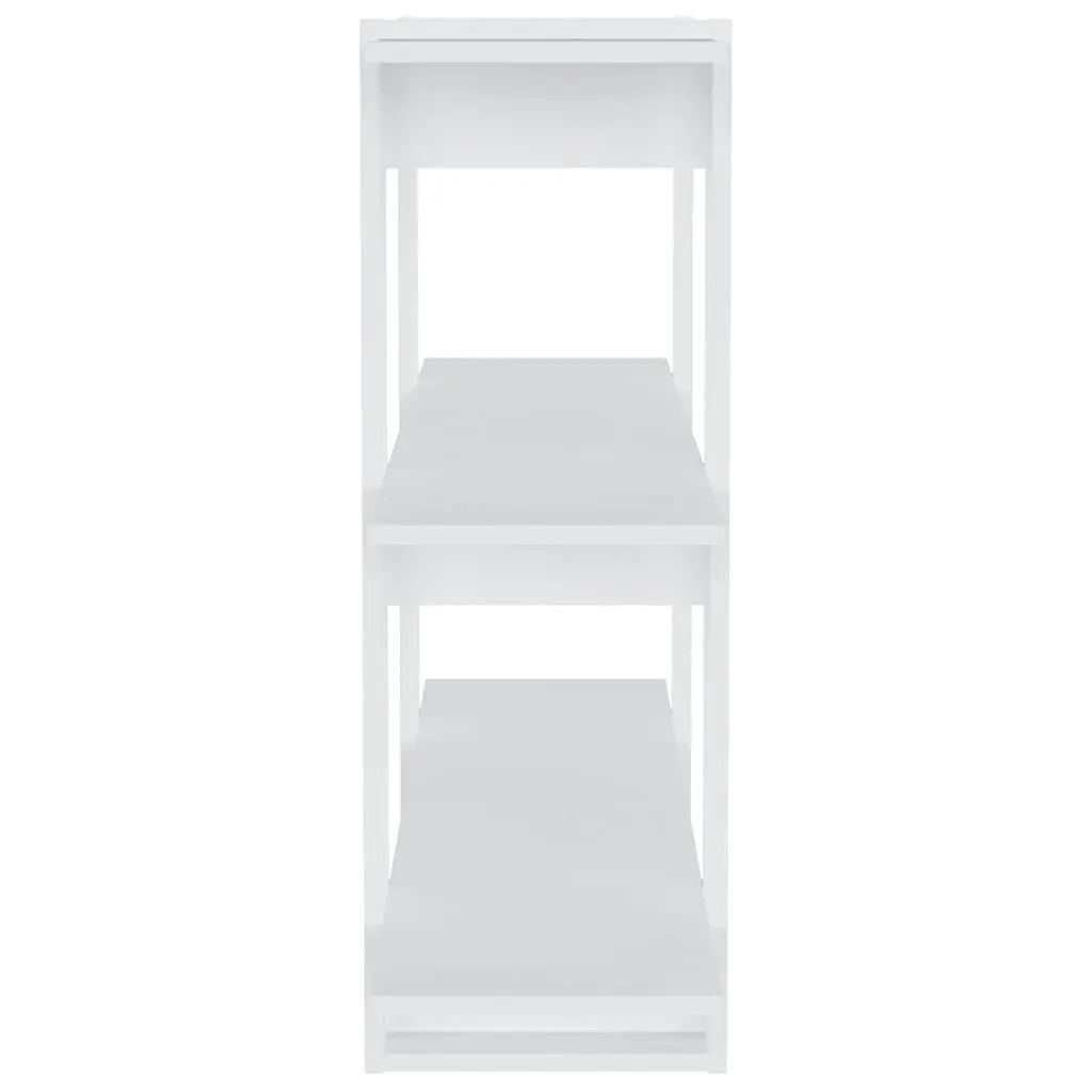 Book Cabinet Room Divider Shelving Unit Storage Organiser 100 x 30 x 87 cm White