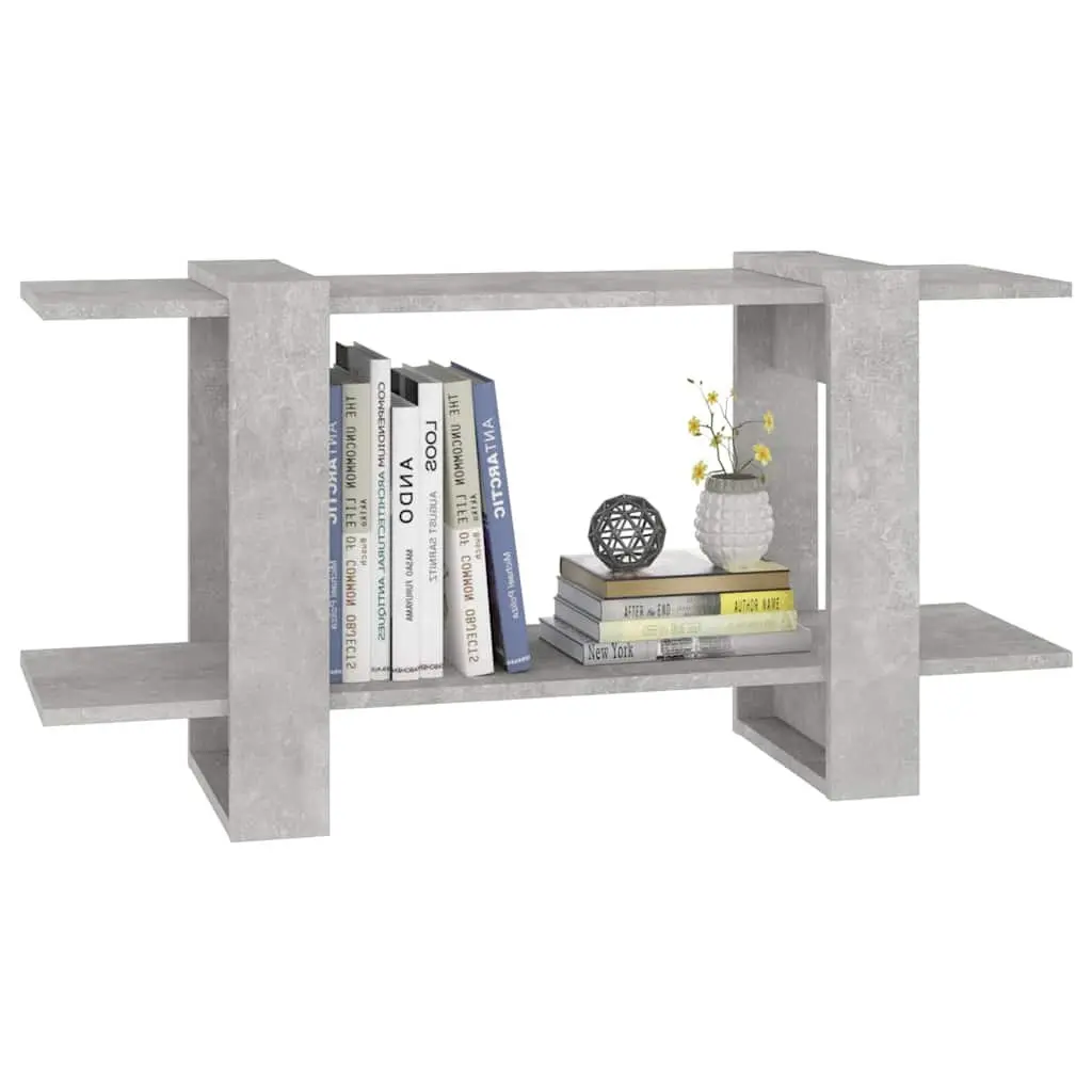 Book Cabinet Engineered Wood 100x30x51cm Grey Bookshelf Shelving Unit Storage Organiser