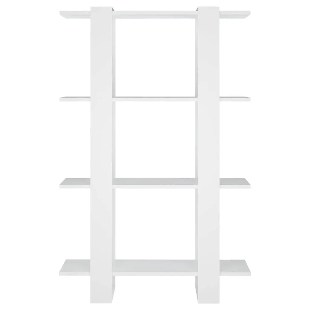 White Wooden Book Cabinet for Home Use