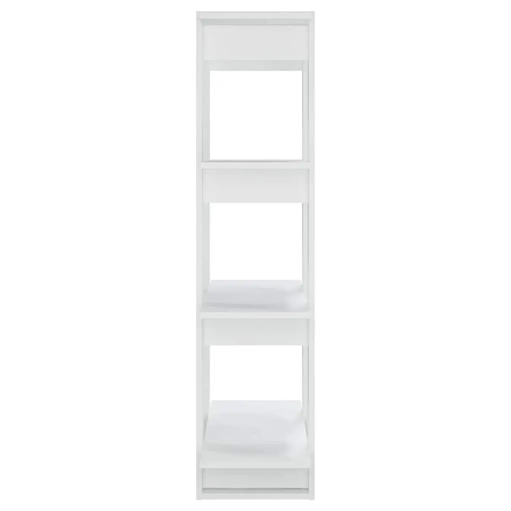 White Wooden Book Cabinet for Home Use